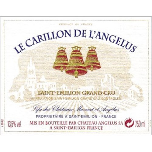 Le Carillon de l'Angélus - Château Angélus - Saint-Emilion Grand Cru 2016