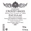 Château Croizet Bages - Pauillac 2016