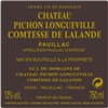 Comtesse de Lalande - Castle Pichon Longueville - Pauillac 2014 