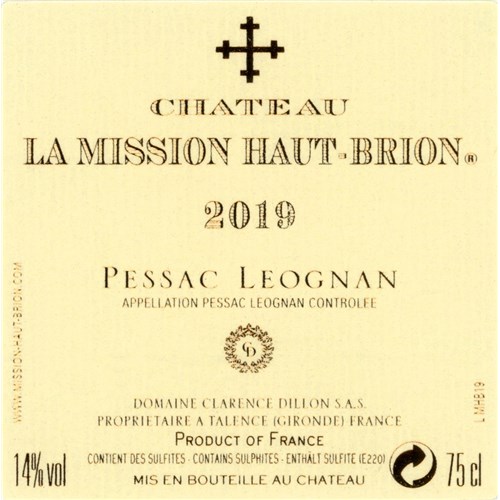 Mission Haut Brion Blanc - Pessac-Léognan 2019