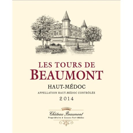 Les Tours de Beaumont - Haut-Médoc 2014