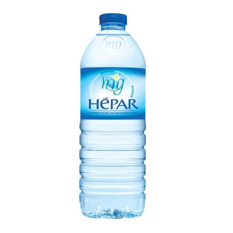 Natural mineral water 1 L Hepar 