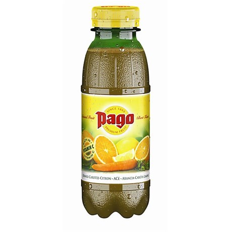 Fruit juice Pago orange carrot lemon 33 cl x12 