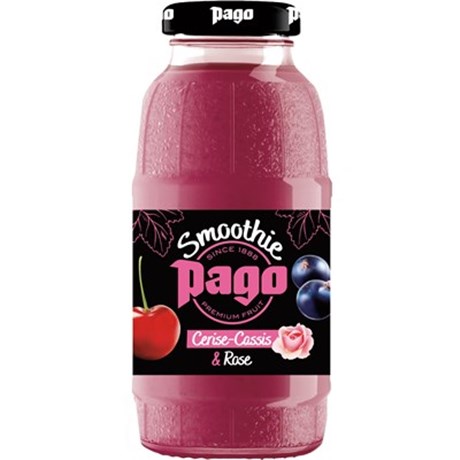 Smoothie Pago Cerise-Cassis et Rose 20cl