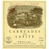 Carruades de Lafite - Château Lafite Rothschild - Pauillac 1990