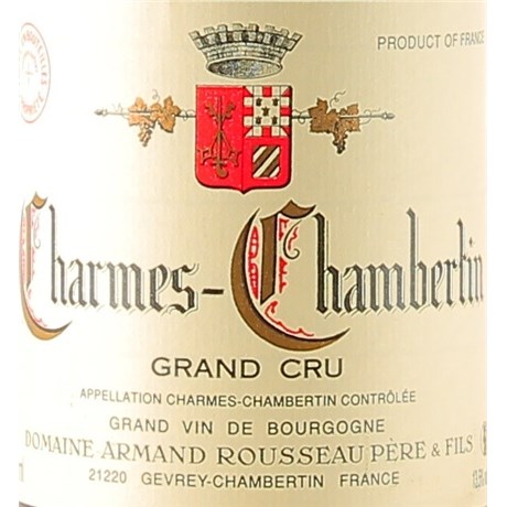 Charmes Chambertin - Armand Rousseau - Charmes Chambertin 2018