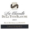 Charmilles of White Tower - Château Tour Blanche - Sauternes 2015 