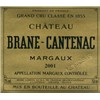 Château Brane Cantenac - Margaux 2001