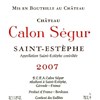 Château Calon Ségur - Saint-Estèphe 2007