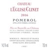 Château L'Eglise Clinet - Pomerol 2016