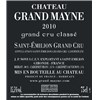 Château Grand Mayne - Saint-Emilion Grand Cru 2010