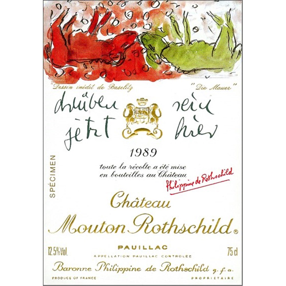 Château Mouton Rothschild - Pauillac 1989
