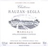 Château Rauzan Ségla - Margaux 1996