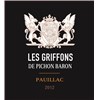 The Griffons of Pichon Baron - Château Pichon Longueville - Pauillac 2012 