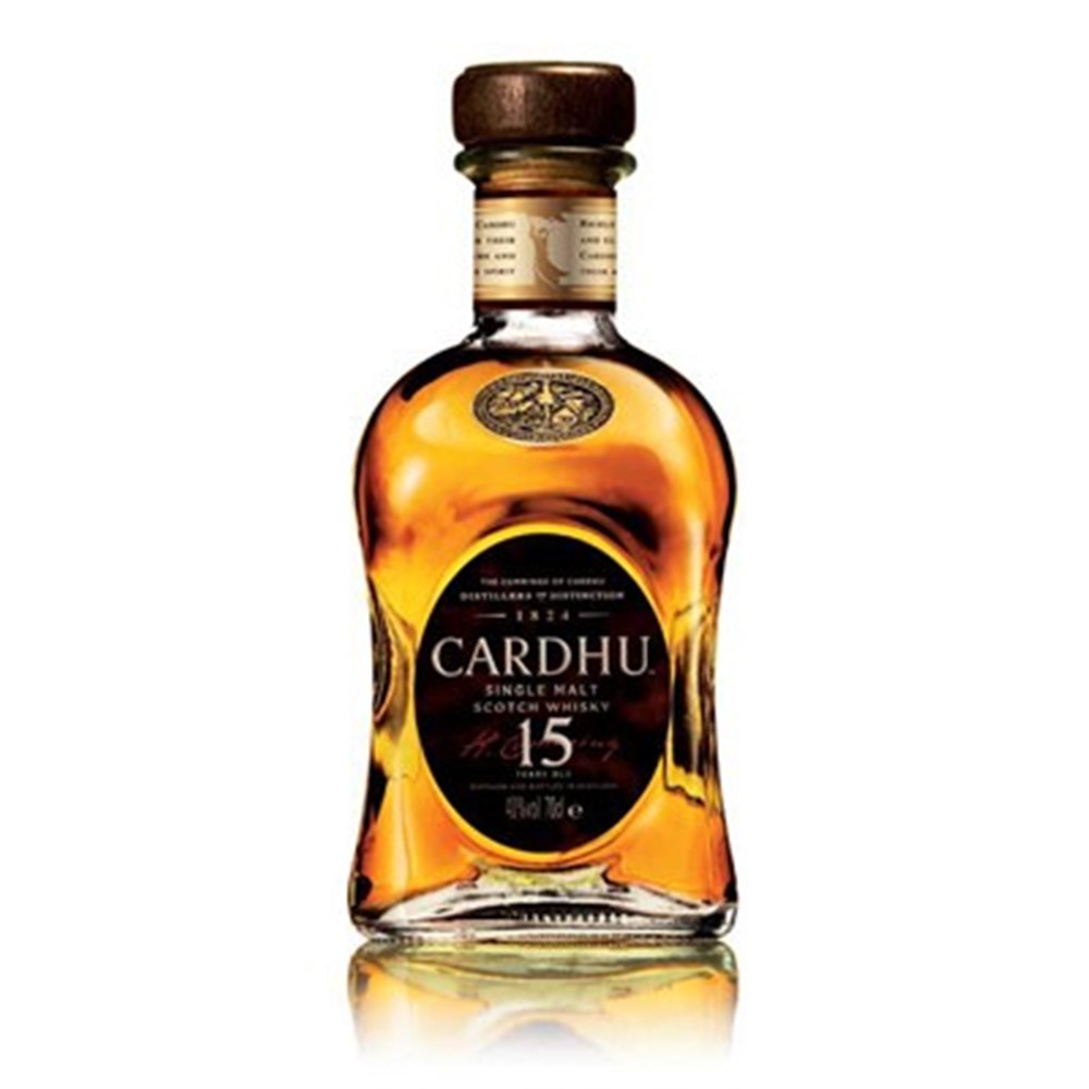 Whisky Cardhu 15 Ans 40° avec étui