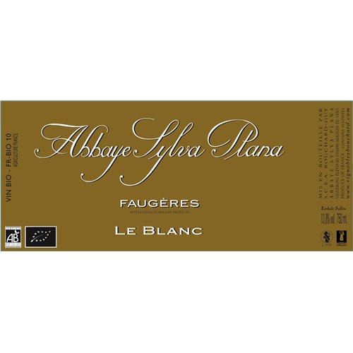 Le Blanc - Abbaye Sylva Plana - Faugères 2016