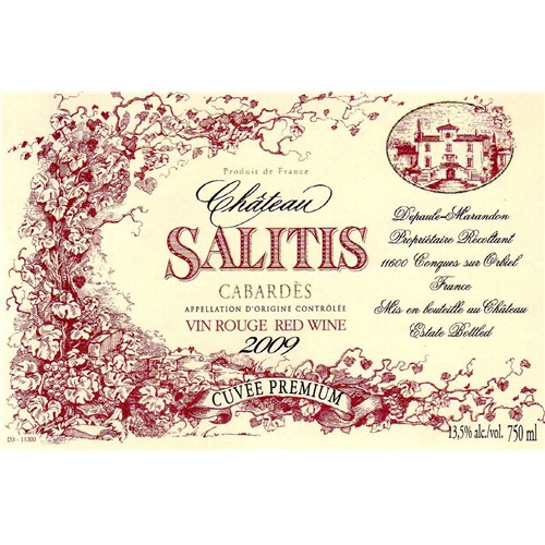 Cuvée Premium 2020 - Chateau Salitis - Cabardès