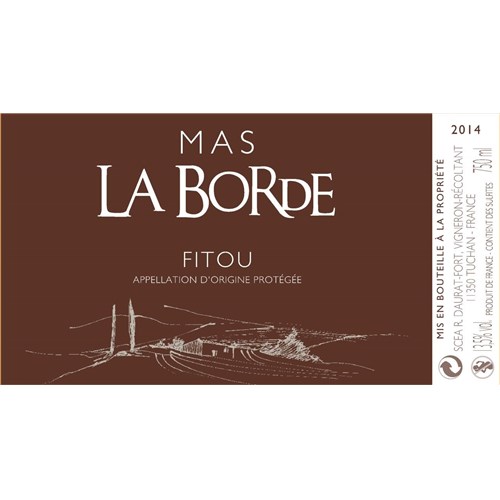 Mas La Borde - Castle of News - Fitou 2015 