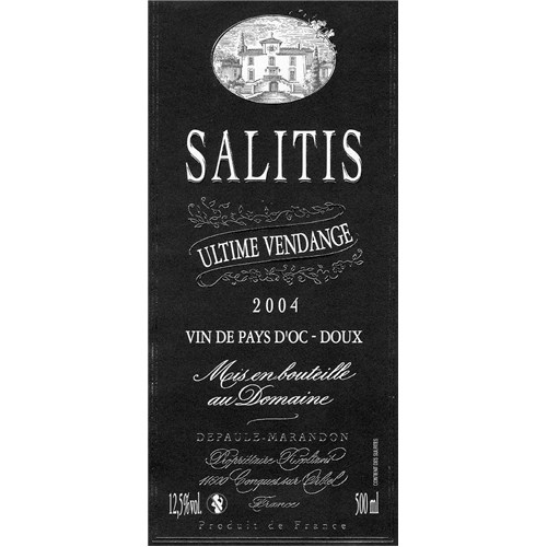 Ultime Vendange 2004 - Château Salitis